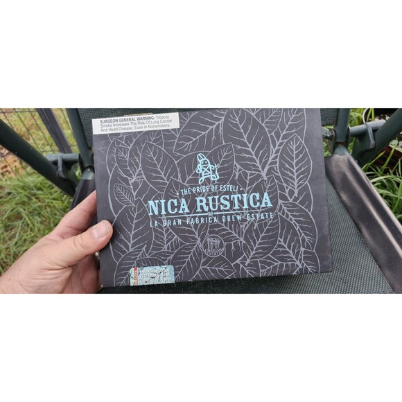 Drew Estate Nica Rustica Empty Cigar Box – Pride of Estelí Six by Sixty Adobe Go - Picture 1 of 5